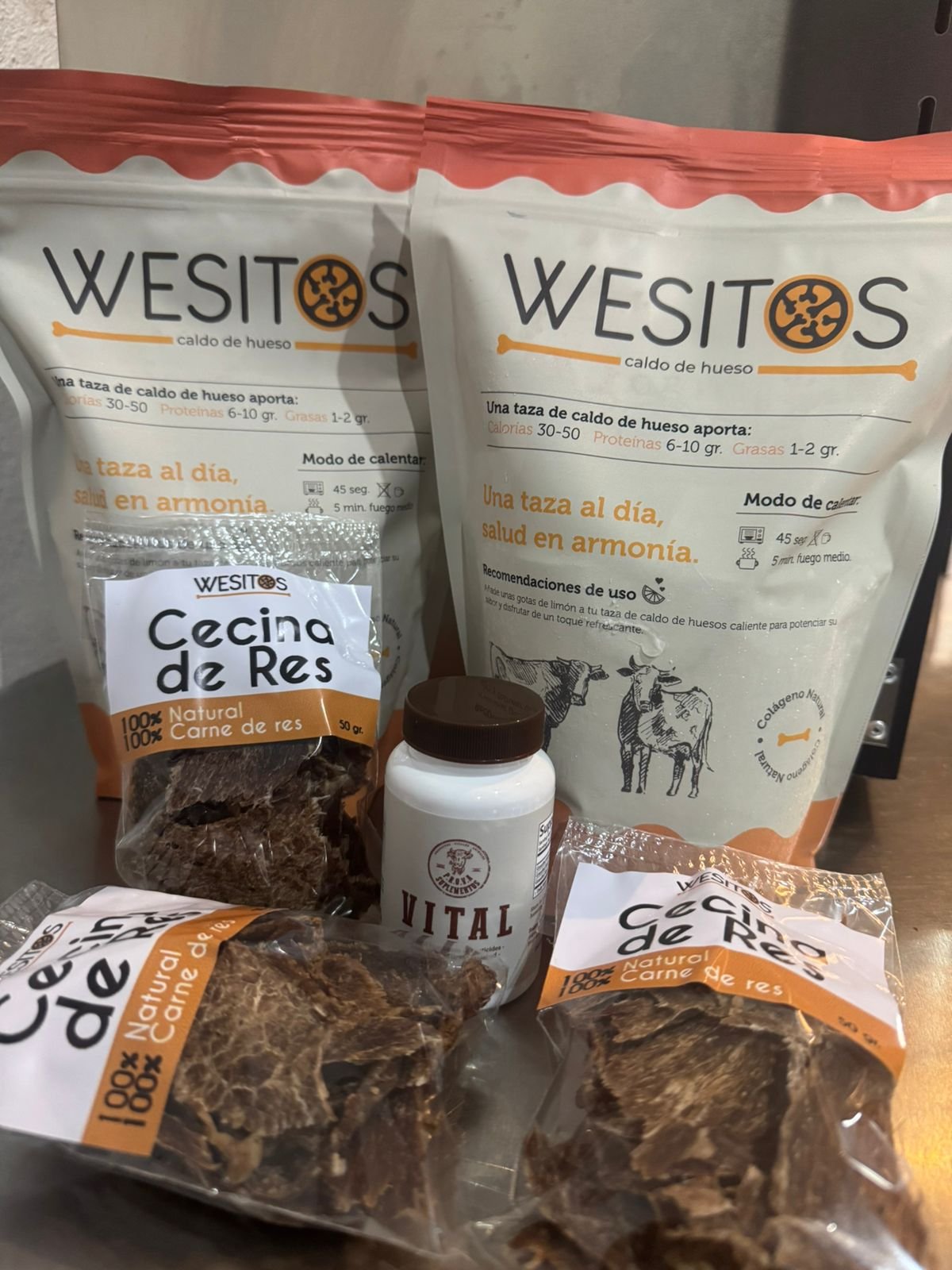 Combo Caldo De Huesos + Cecina + VITAL